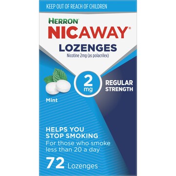 Herron Nicaway Stop Smoking Peppermint Lozenges 2Mg 72 pack
