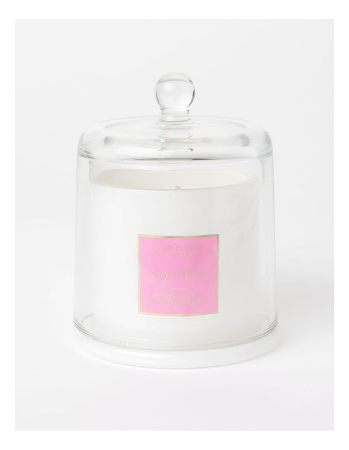 Pomegranate & Wild Berries Candle With Cloche