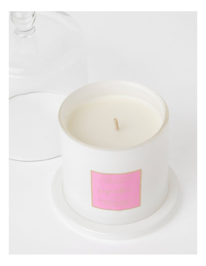 Pomegranate & Wild Berries Candle With Cloche