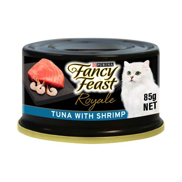 FANCY FEAST ROYALE BROTHS TUNA SHRIMP CAT FOOD 85 GRAM