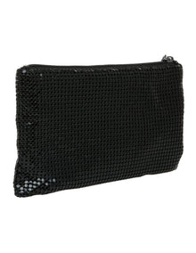 Micah Mesh Wristlet in Black