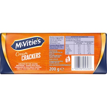 McVitie's Cream Crackers 200g