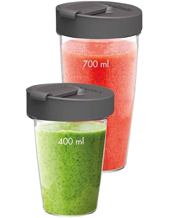 Blendcups 400ml and 700ml in Clear