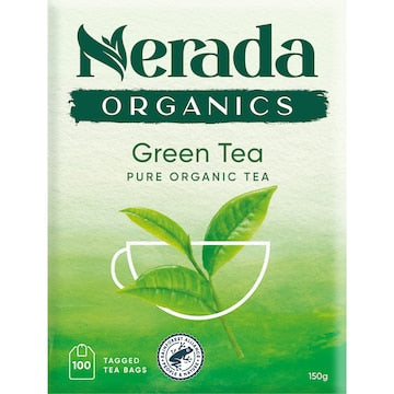 Nerada Organics Green Tea Cup Bags 150g
