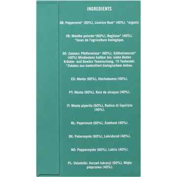 Higher Living Peppermint & Licorice Tea 15 pack