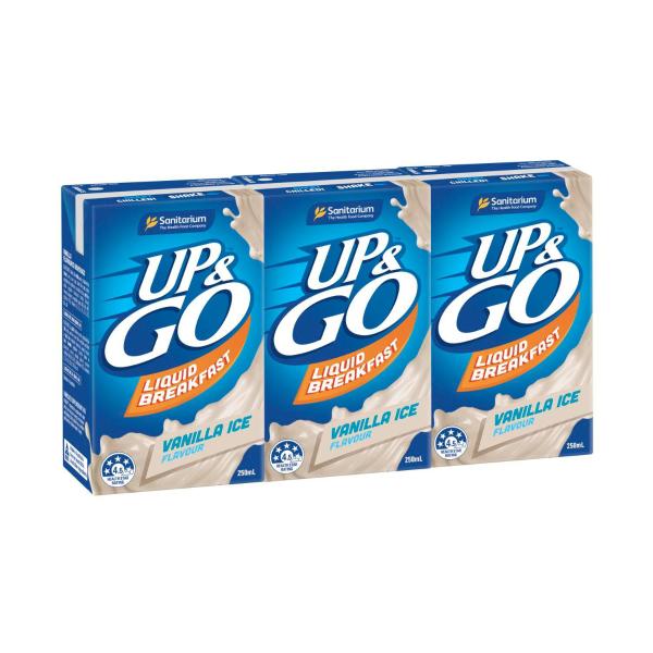 UP&GO LIQUID BREAKFAST VANILLA ICE 3X250ML