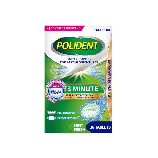 POLIDENT ACT FRESH (EDLP) TABLETS DENTURE CL