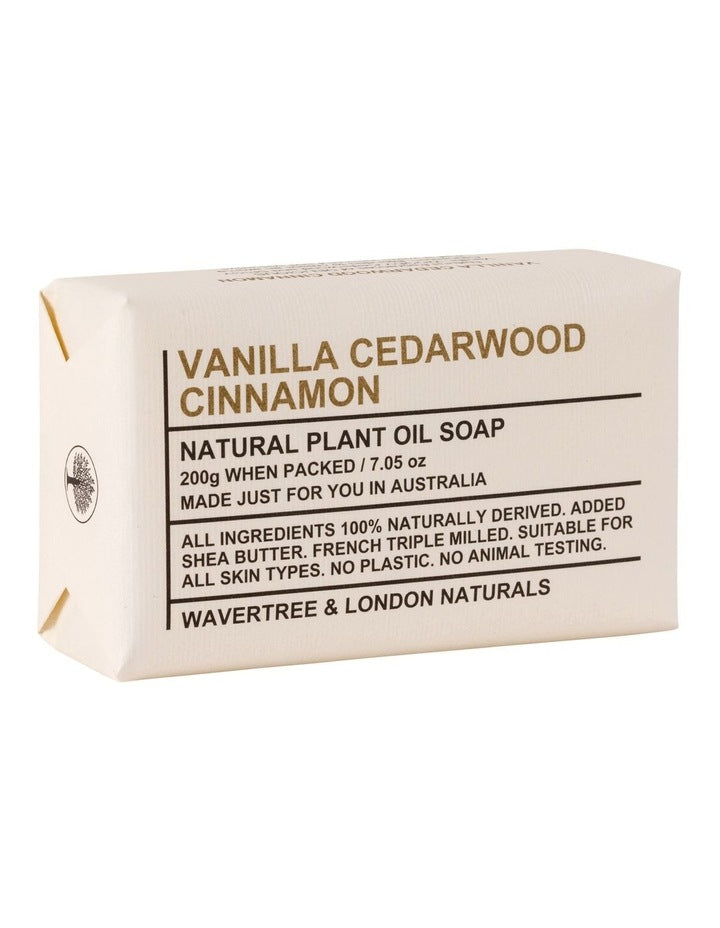 Vanilla Cedarwood Cinnamon Soap Bar