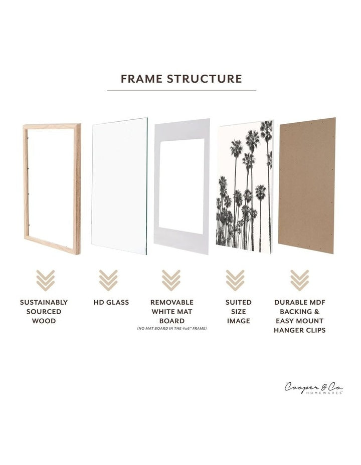 Instant Gallery Wall 20 Piece Frame Set in Oak