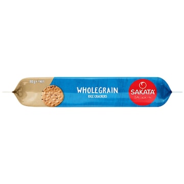 Sakata Rice Crackers Wholegrain Original Snack 80g