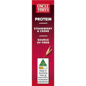 Uncle Tobys Strawberries & Creme Protein Muesli Bars 5 pack