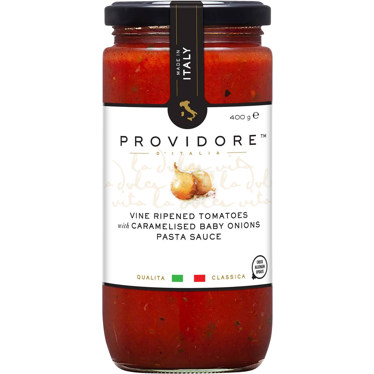 Providore Vine Ripened Tomato Pasta Sauce With Caramelised Onion 400g