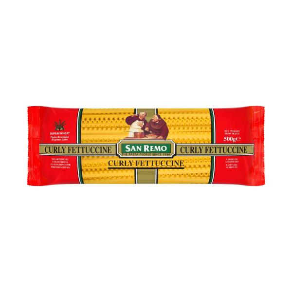 SAN REMO PASTA CURLY FETTUCCINE 500G