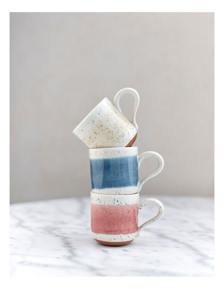 Solace Mediterranean Clay Mug With Reactive Glaze 350ml in Pink