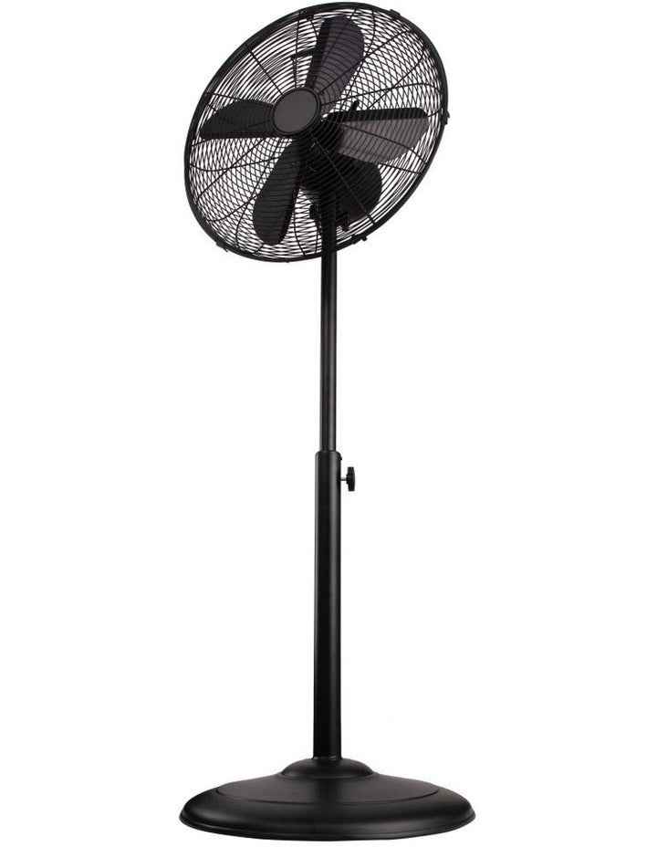 Metal Pedestal Fan 40cm in Matte Black