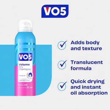 Vo5 Plump Me Up Dry Shampoo 250mL