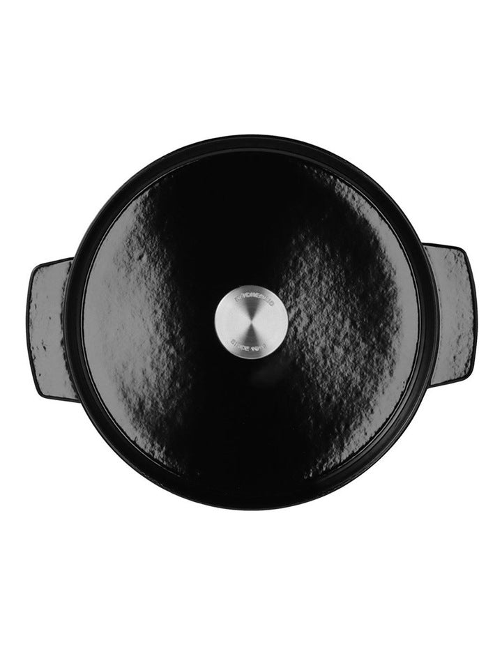 Covered Casserole 26cm/5.2L in Onyx Black