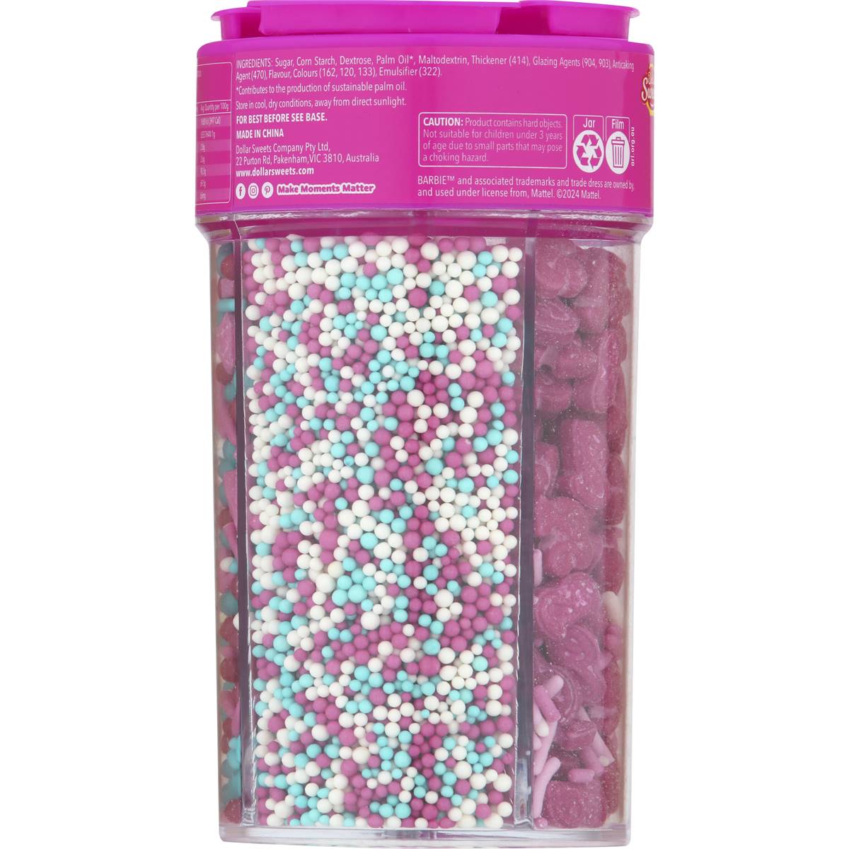 Dollar Sweets Barbie Sprinkles 155g