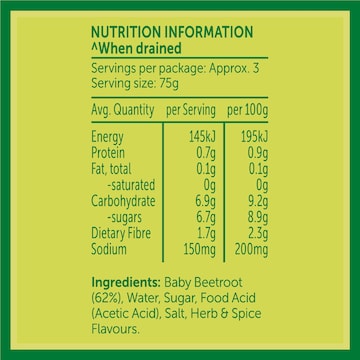 Golden Circle Canned Vegetables Baby Beetroot Cans 450g