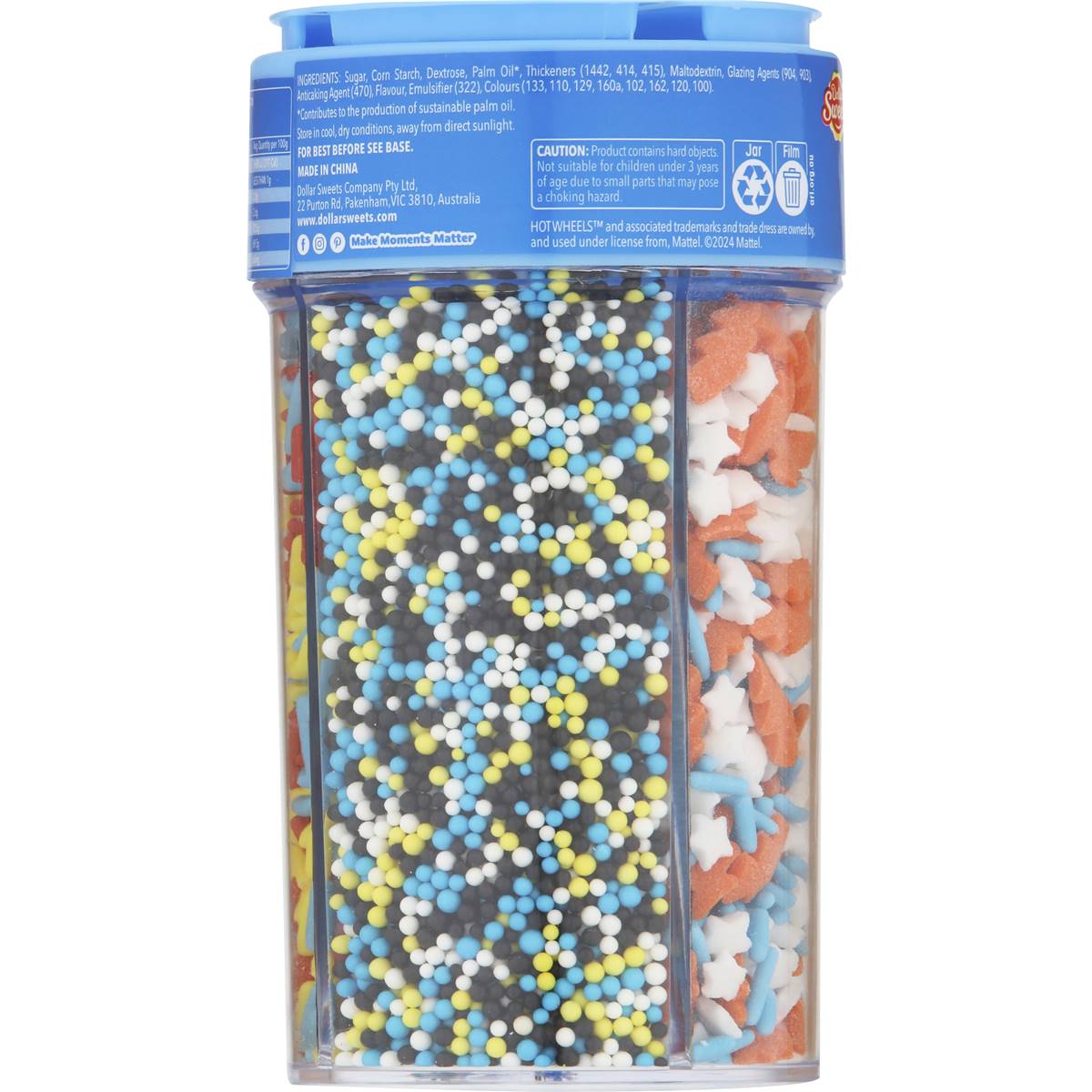 Dollar Sweets Hot Wheels Sprinkles 143g