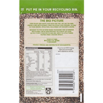Macro Chia Seed Black & White 150g