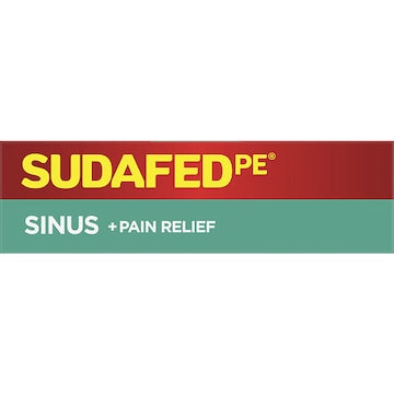Sudafed PE Sinus & Pain Relief Tablets 16 pack