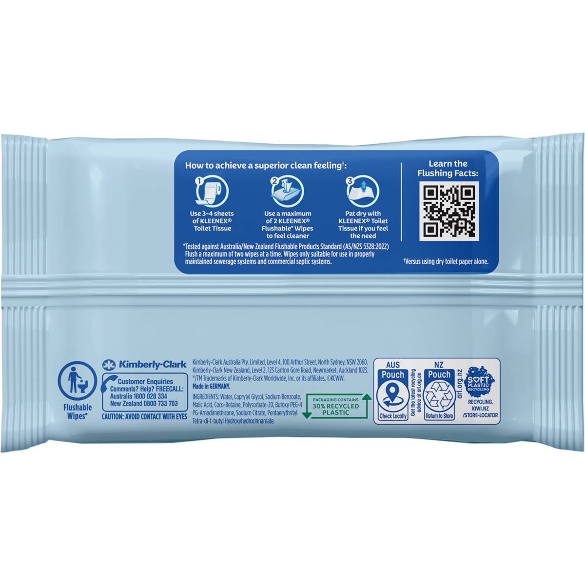 Kleenex Flushable Wipes Fragrance Free 36 pack