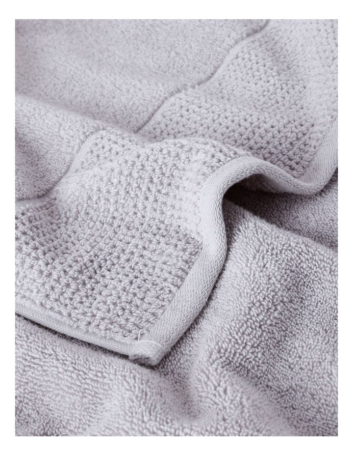 Clara Quick Dry Bath Towel in Silver