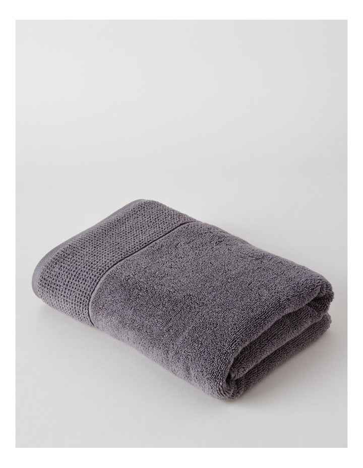 Clara Quick Dry Bath Towel in Charcoal