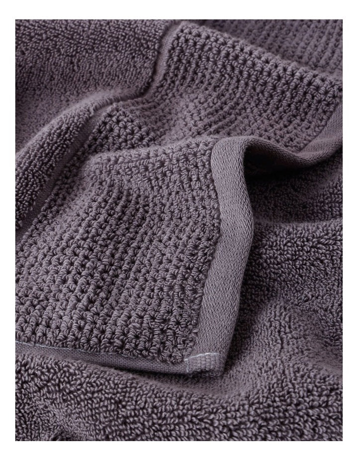 Clara Quick Dry Bath Towel in Charcoal