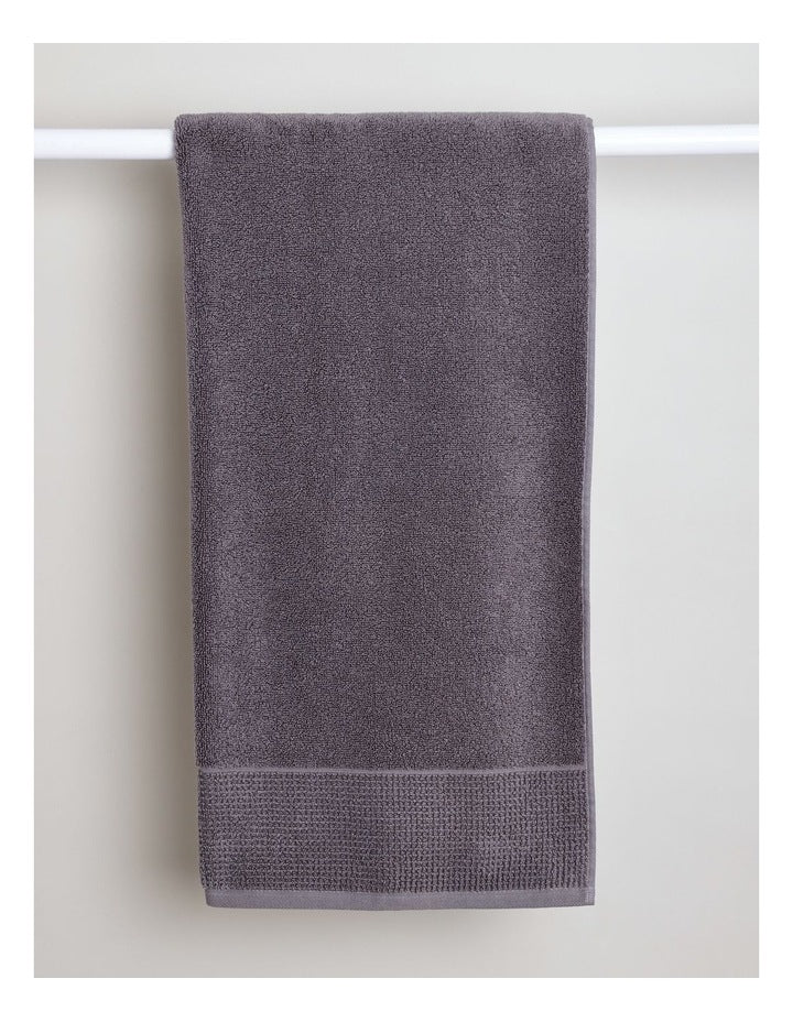 Clara Quick Dry Bath Towel in Charcoal