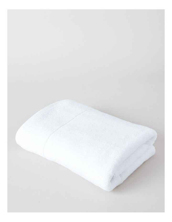 Clara Quick Dry Bath Towel in White
