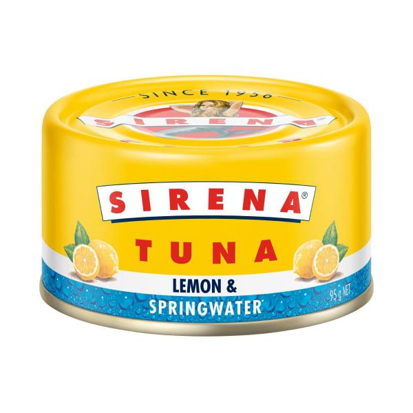SIRENA TUNA LEMON AND SPRINGWATER 95G