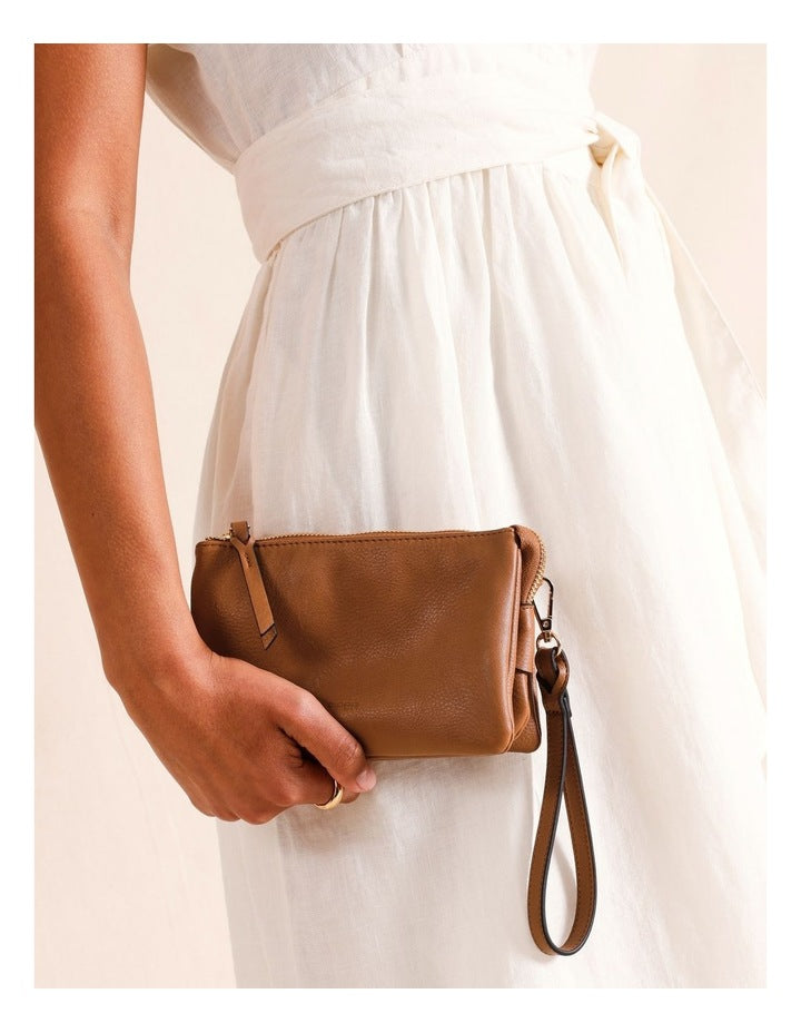 Mia Crossbody Bag in Tan