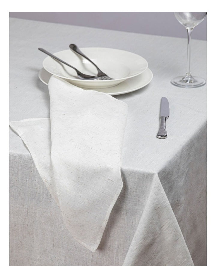 Seno Tablecloth 300cm in White