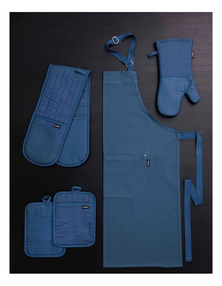 Lennox Double Oven Mitt in Marine