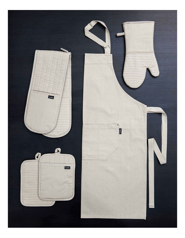 Lennox Apron in Stone