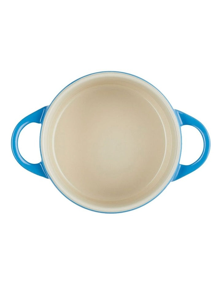 Mini Casserole 9cm in Azure Blue