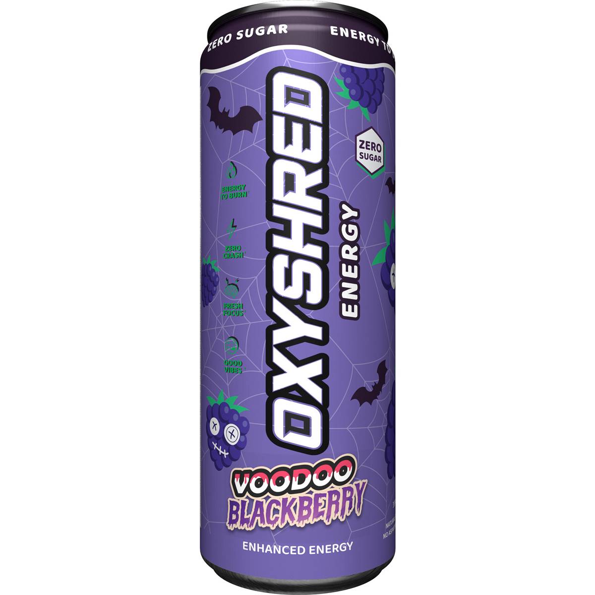 OxyShred Energy Drink Voodoo Blackberry 355mL