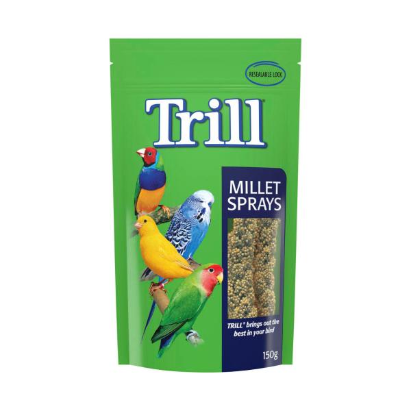 TRILL MILLET SPRAYS BIRD FOOD TREATS 150G BAG