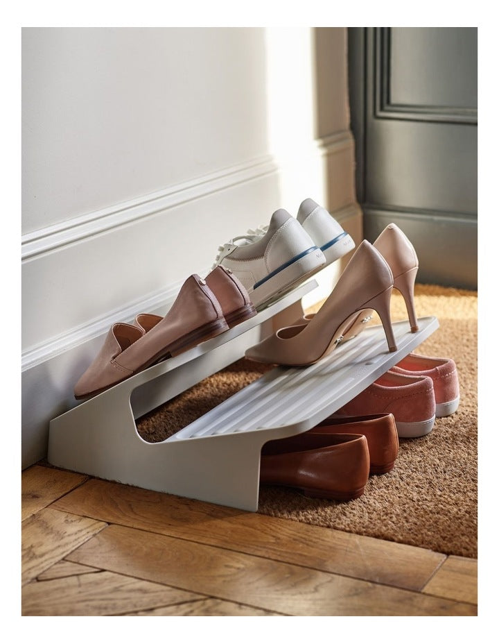 Shoe-In Large Shoe Rack in Ecru