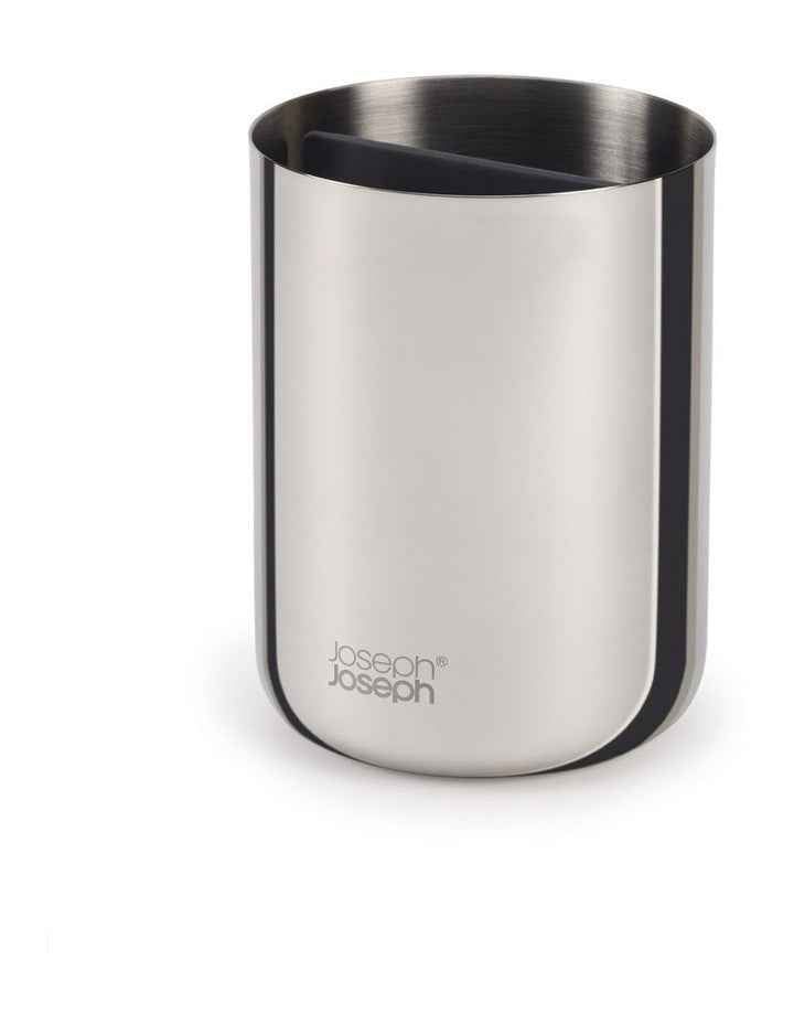 Easy Store Luxe Toothbrush Caddy in Steel