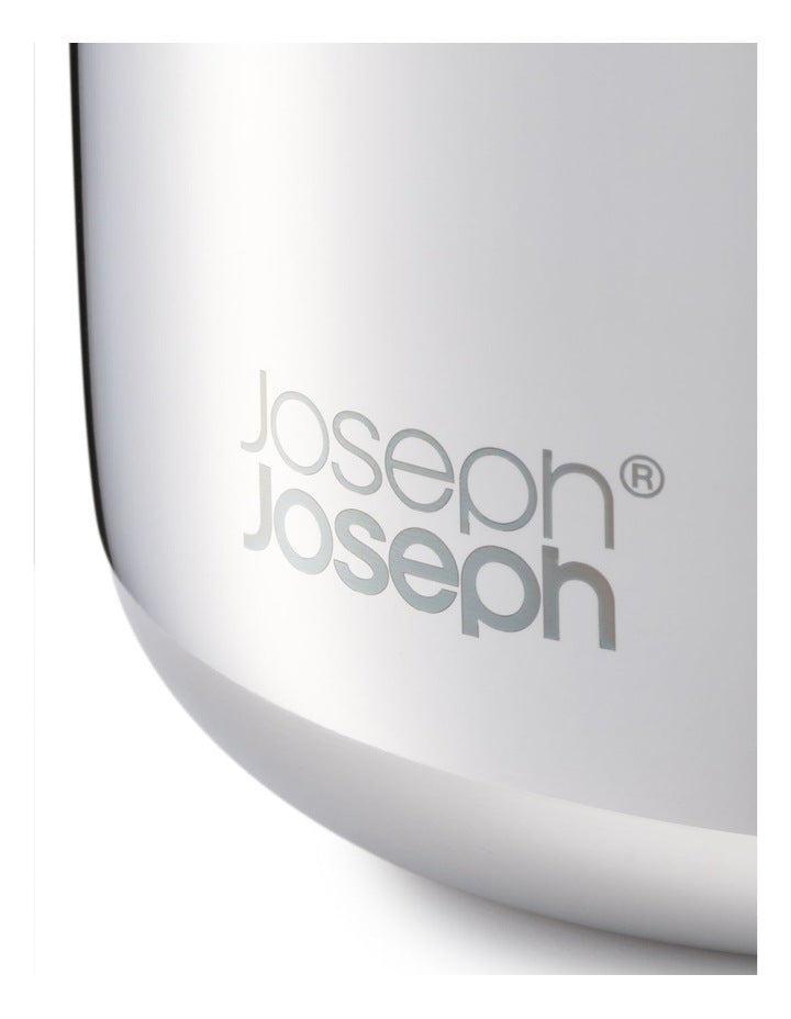 Easy Store Luxe Toothbrush Caddy in Steel