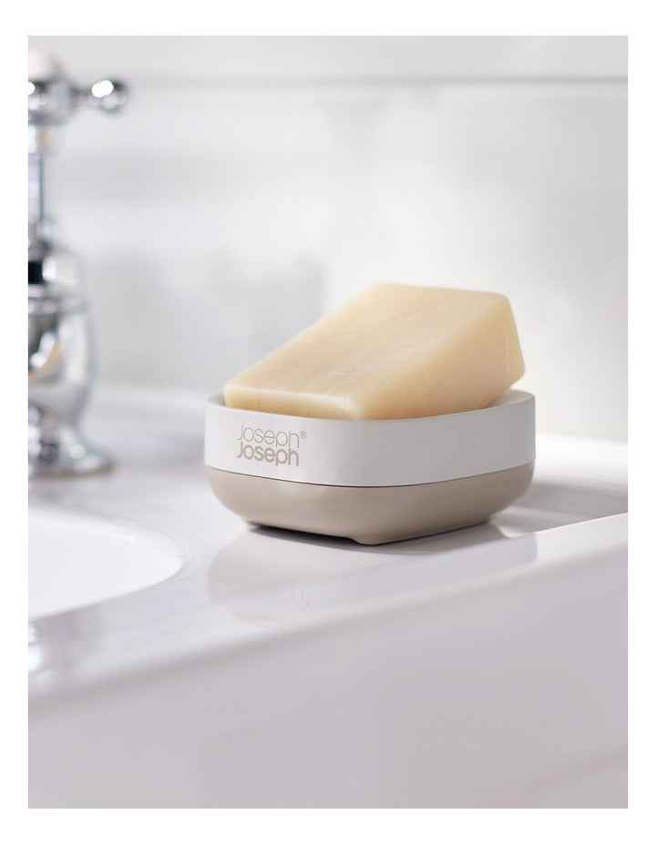 Slim Compact Soap Dish in Ecru