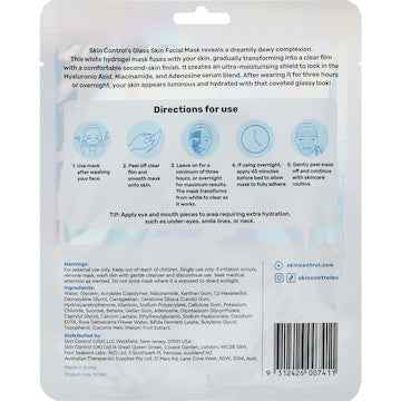 Skin Control Glass Skin Face Mask Hyaluronic Acid each