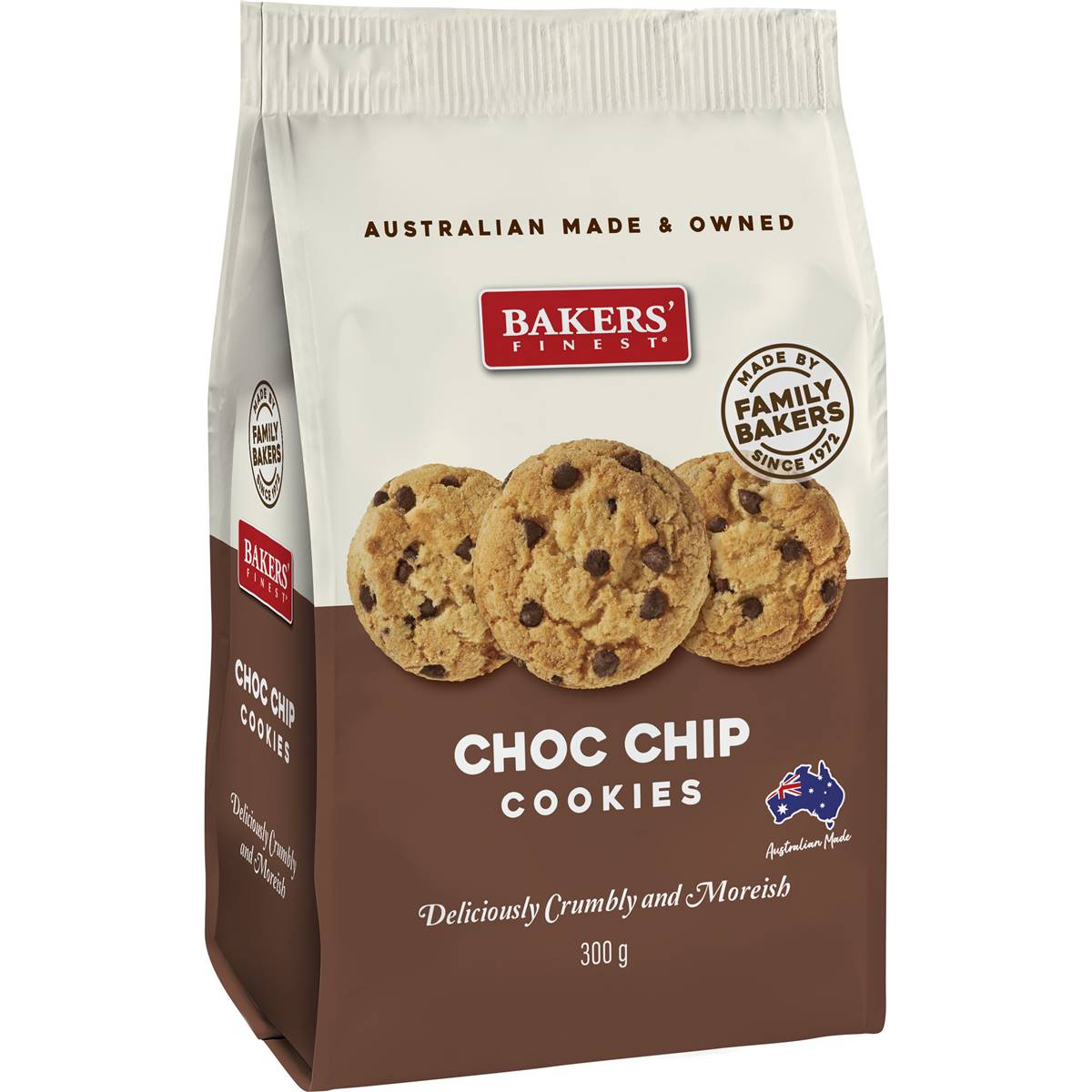 Bakers Finest Choc Chip Cookies 300g