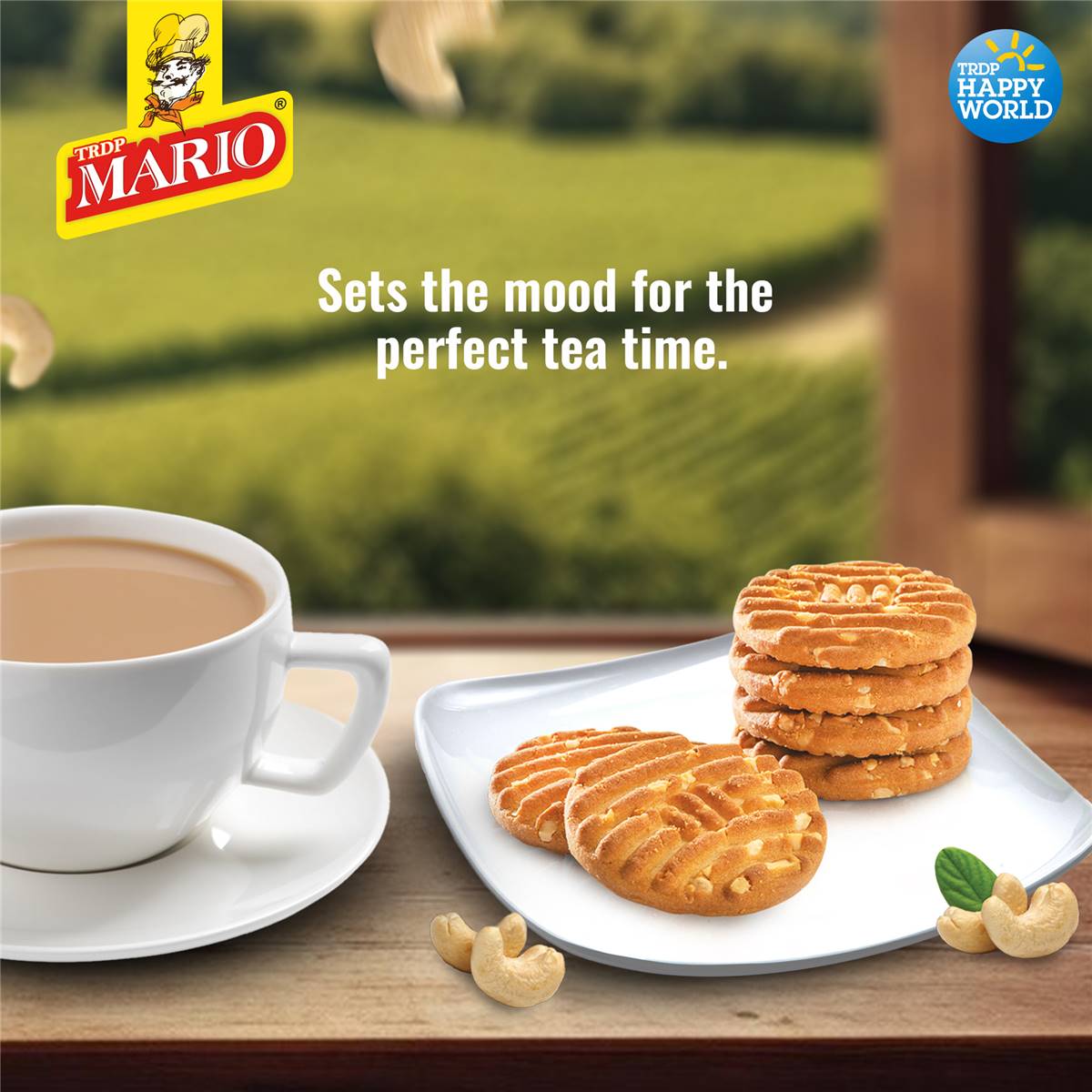 Mario Cashew Biks Biscuits 90g x 8 pack