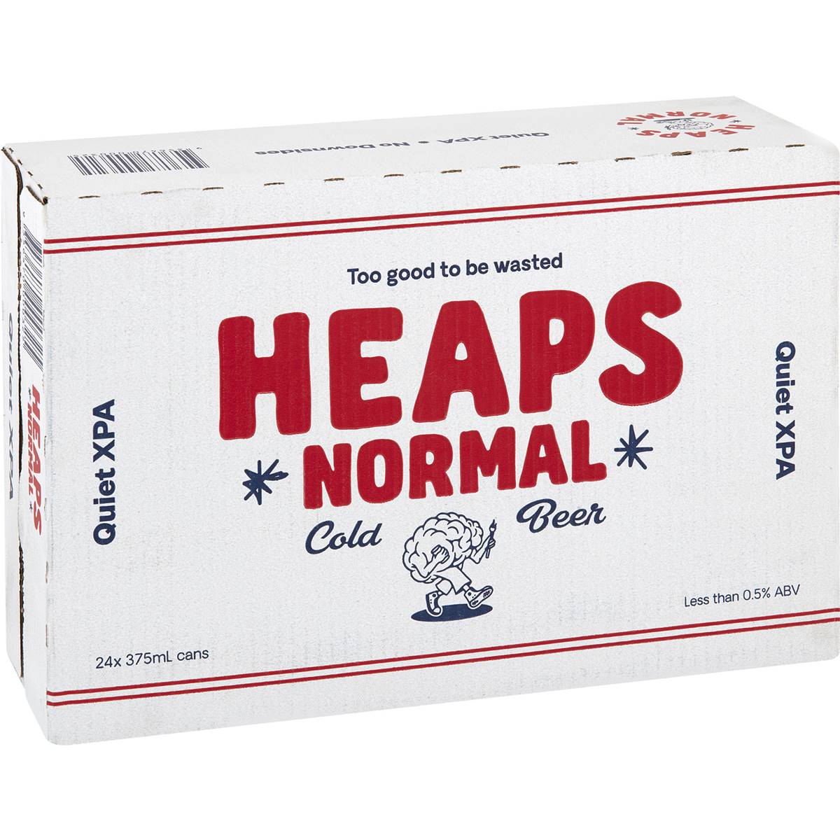 Heaps Normal Cold Beer Quiet Xpa 375ml x 24 Pack