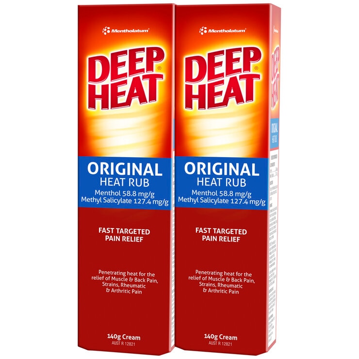 Deep Heat Original Heat Rub 2 x 140g