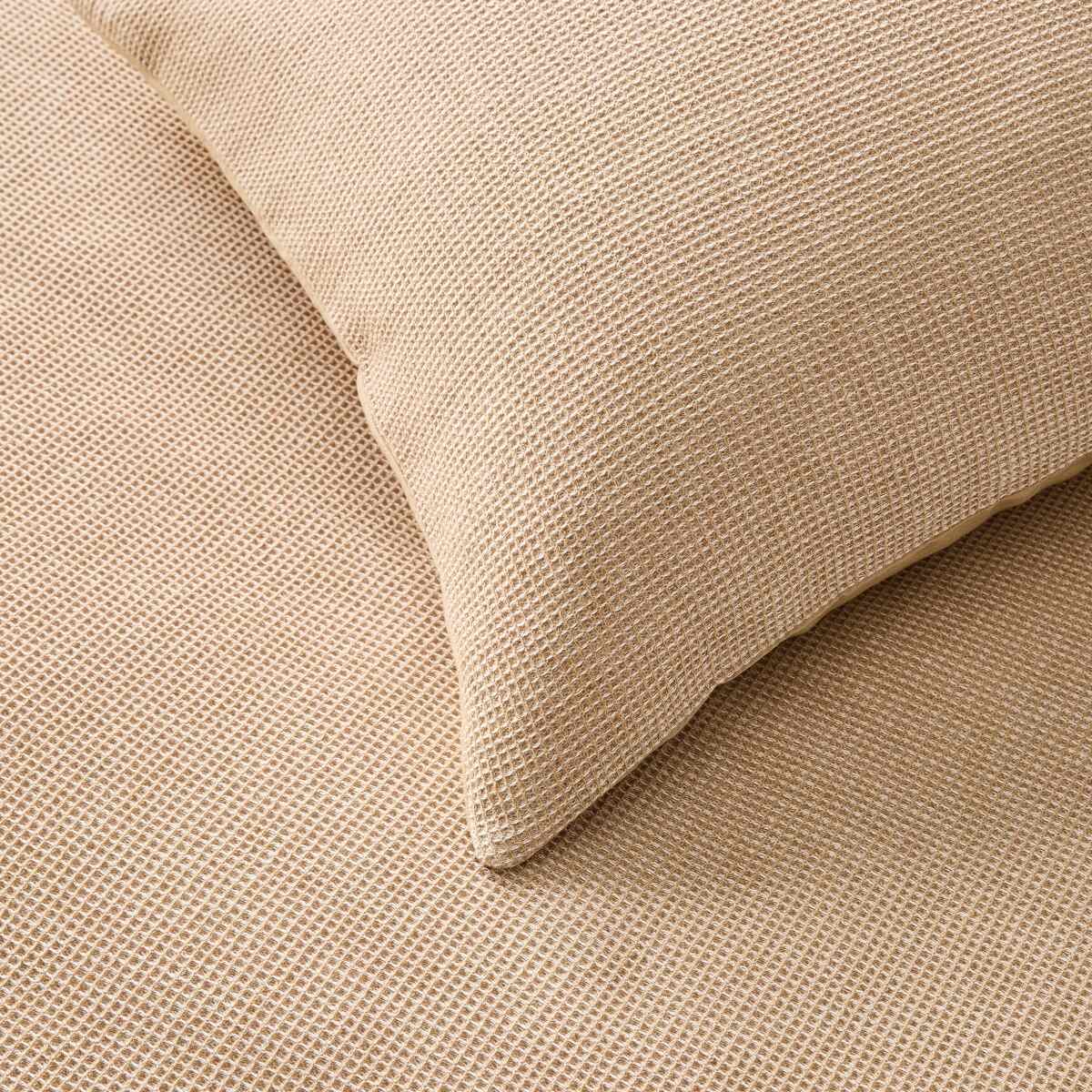 Waffle Micro Cotton Quilt Cover Set - Queen Bed, Lark